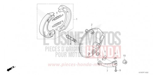 PANNEAU DE FREIN AVANT CRF110FR de 2024
